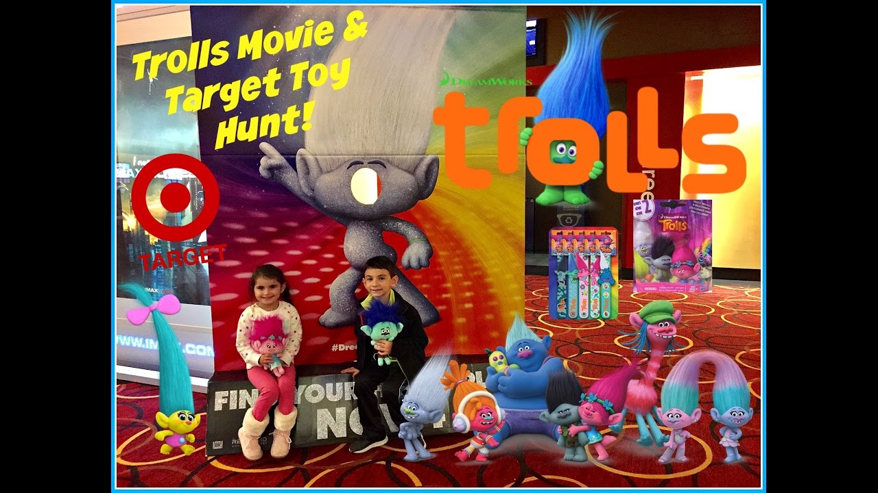 Trolls Movie & Target Toy Hunt! Trolls Slap Bands & Series 2 Blind Bags!!