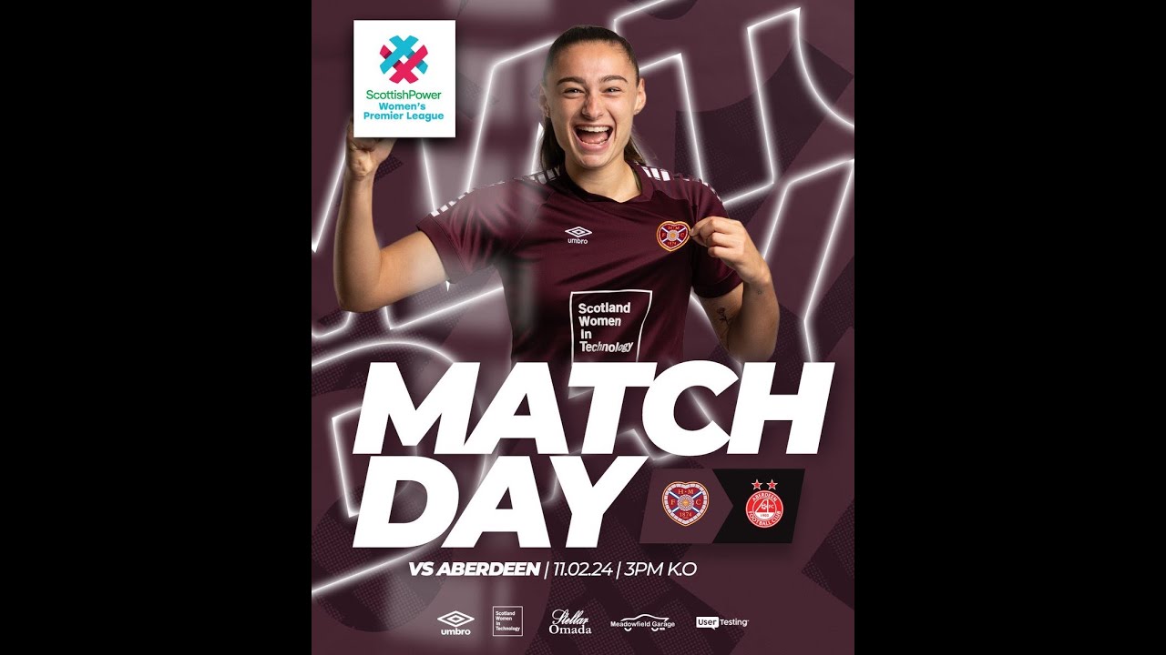 Hearts v Aberdeen | SWPL | Live