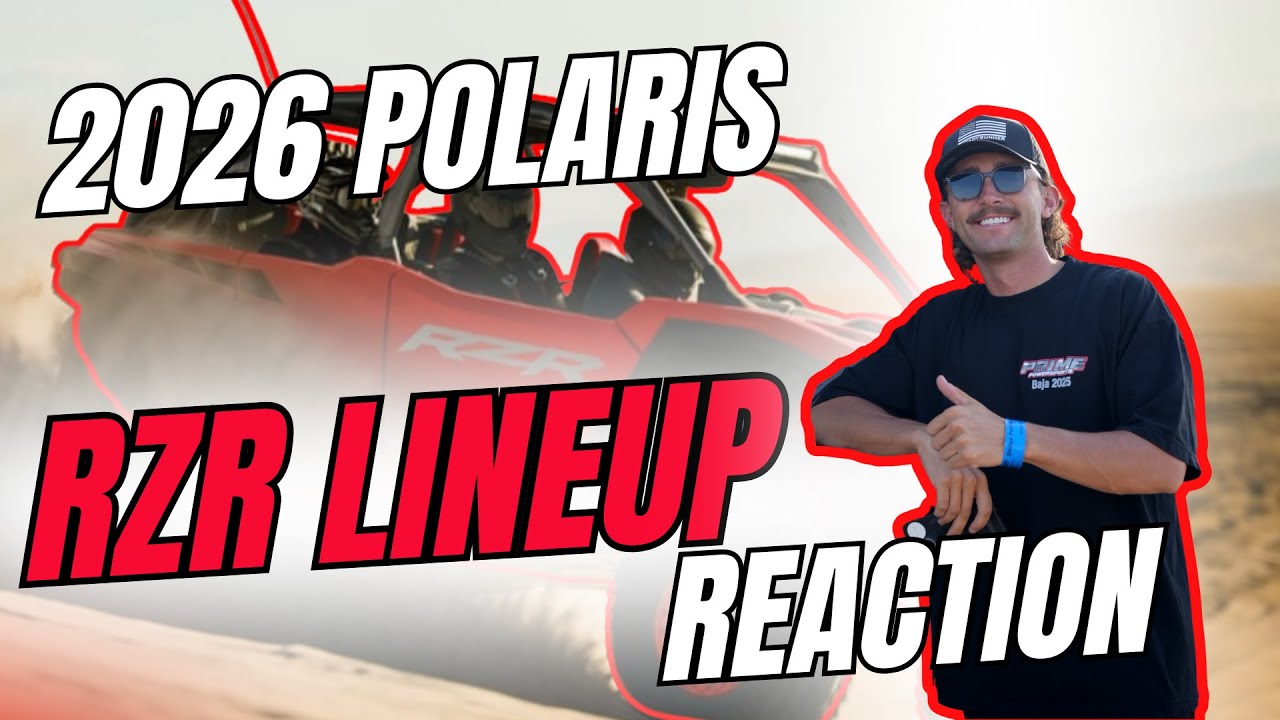 Новый RZR — выпуск Polaris RZR 2026 года — Racer Reaction