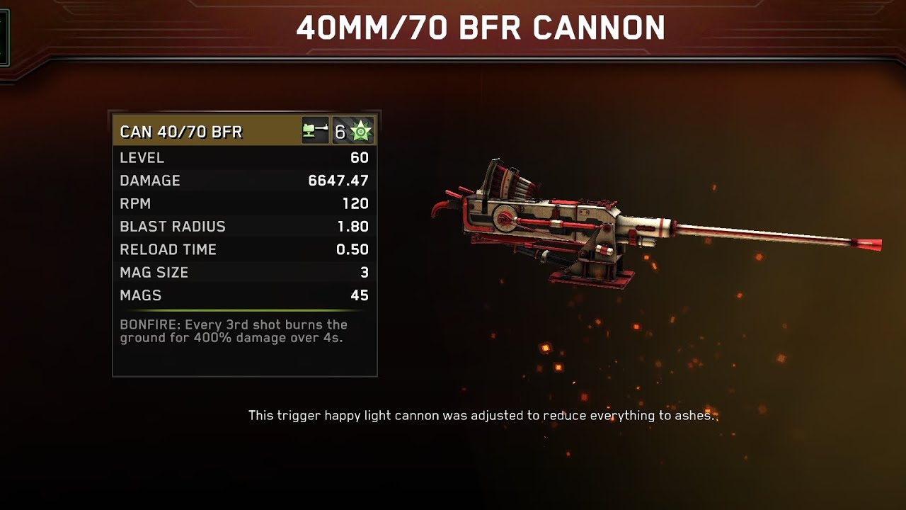 CAN 40/70 BFR Level 60 🔥REVIEW #zombiegunshipsurvival CRASHING WAVES MAP #Prototype