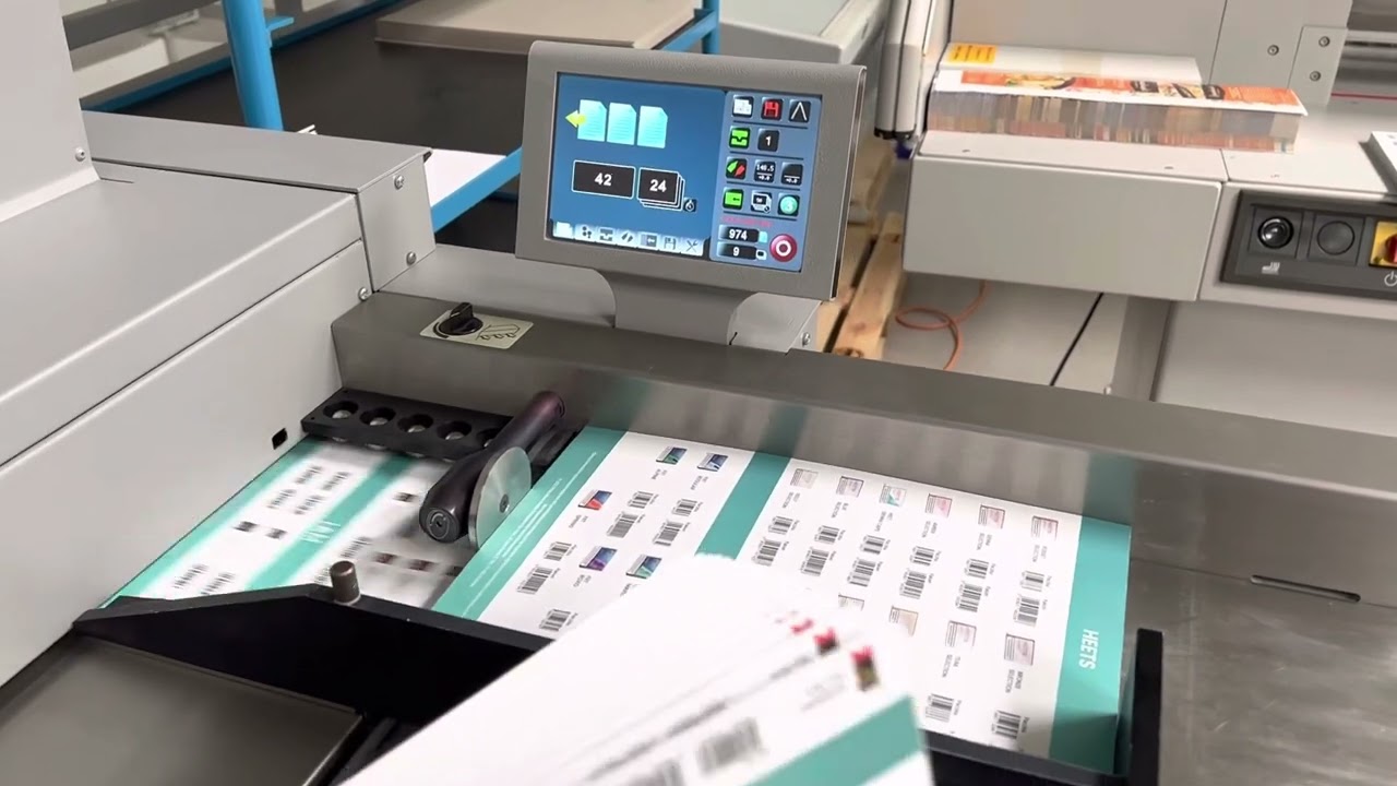 Nagel DigiFold Pro automatic creasing and folding machine