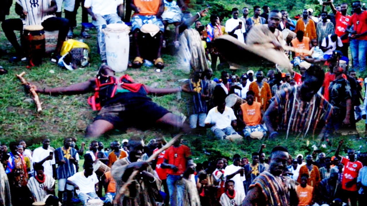 ODUMASE KROBO DISPLAY THEIR CULTURE & WAR DANCE @ THE MOUNTAIN