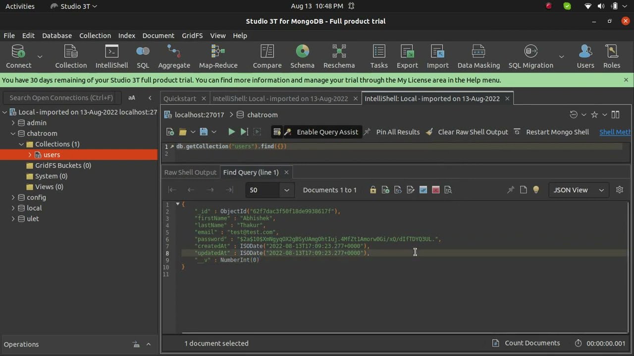 Authentication APIs using JWT | Part-2 Socket chatroom in Node.js + React.js + Socket.io in Hindi
