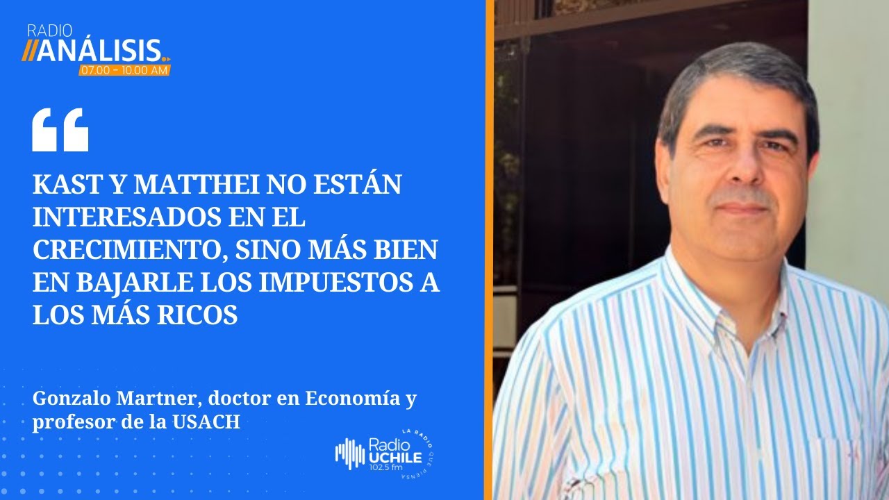 Gonzalo Martner analiza los programas económicos de los candidatos presidenciales
