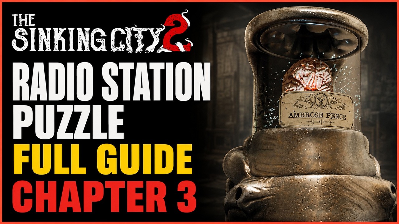 Sinking City 2 - How to Solve the Radio Station Puzzle in Chapter 3 - Complete EASY Guide