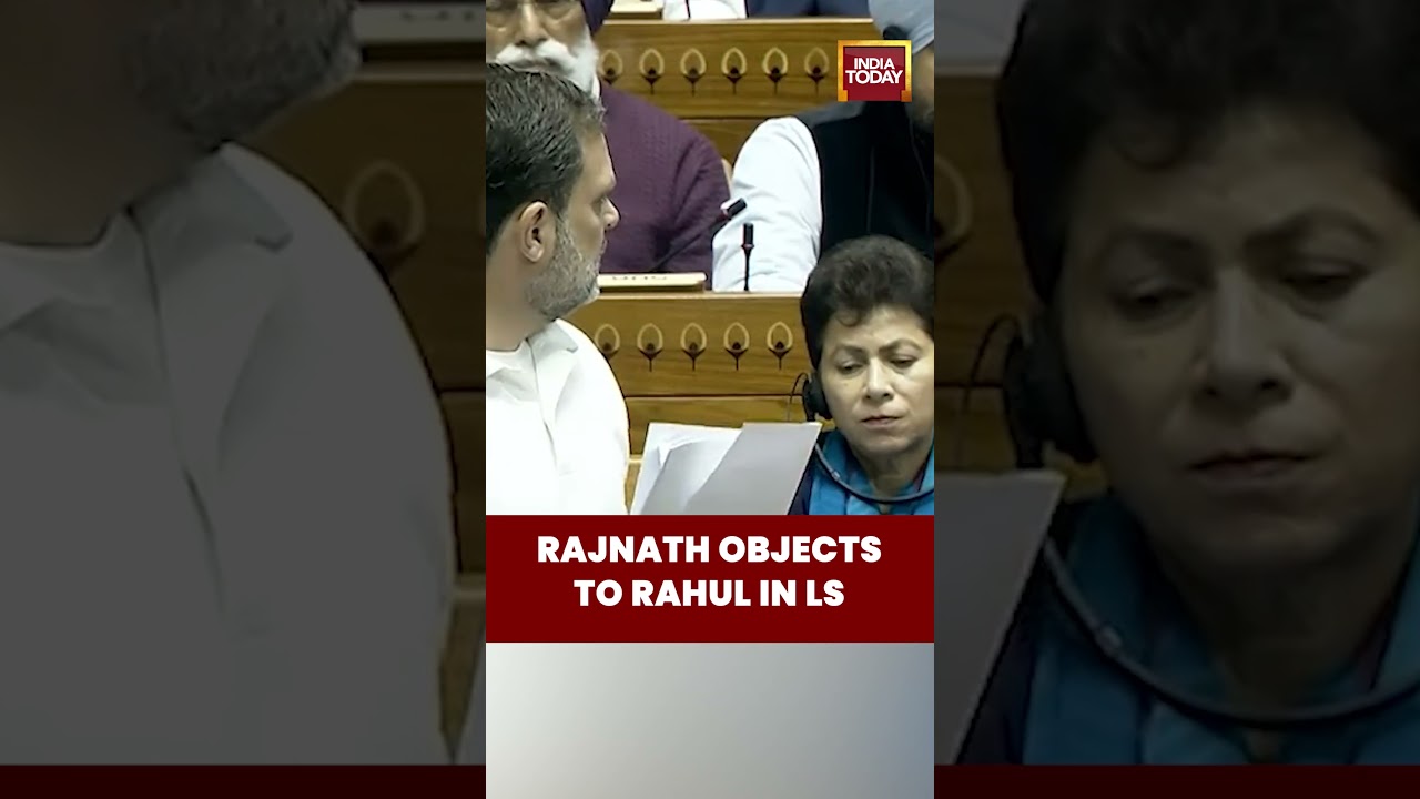 Rahul Gandhi Defends His Quotes After Rajnath Singh&rsquo;s Objection #RajnathSingh #RahulGandhi #LokSabha
