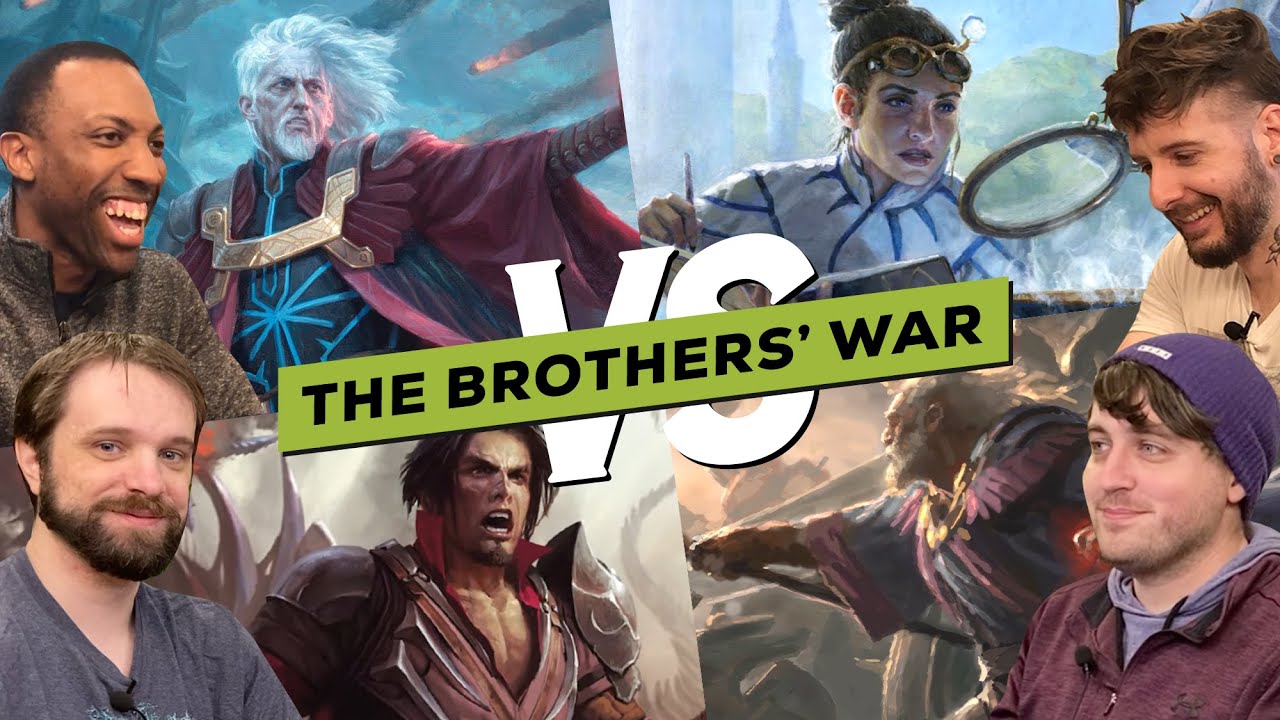 Urza Lord Protector, Loran, Urza Chief Artificer, Mishra  | The Brother's War Commander Gameplay