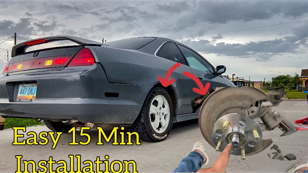 How To Change Rear Wheel Hub + Bearings On 1998-2002 Honda Accord