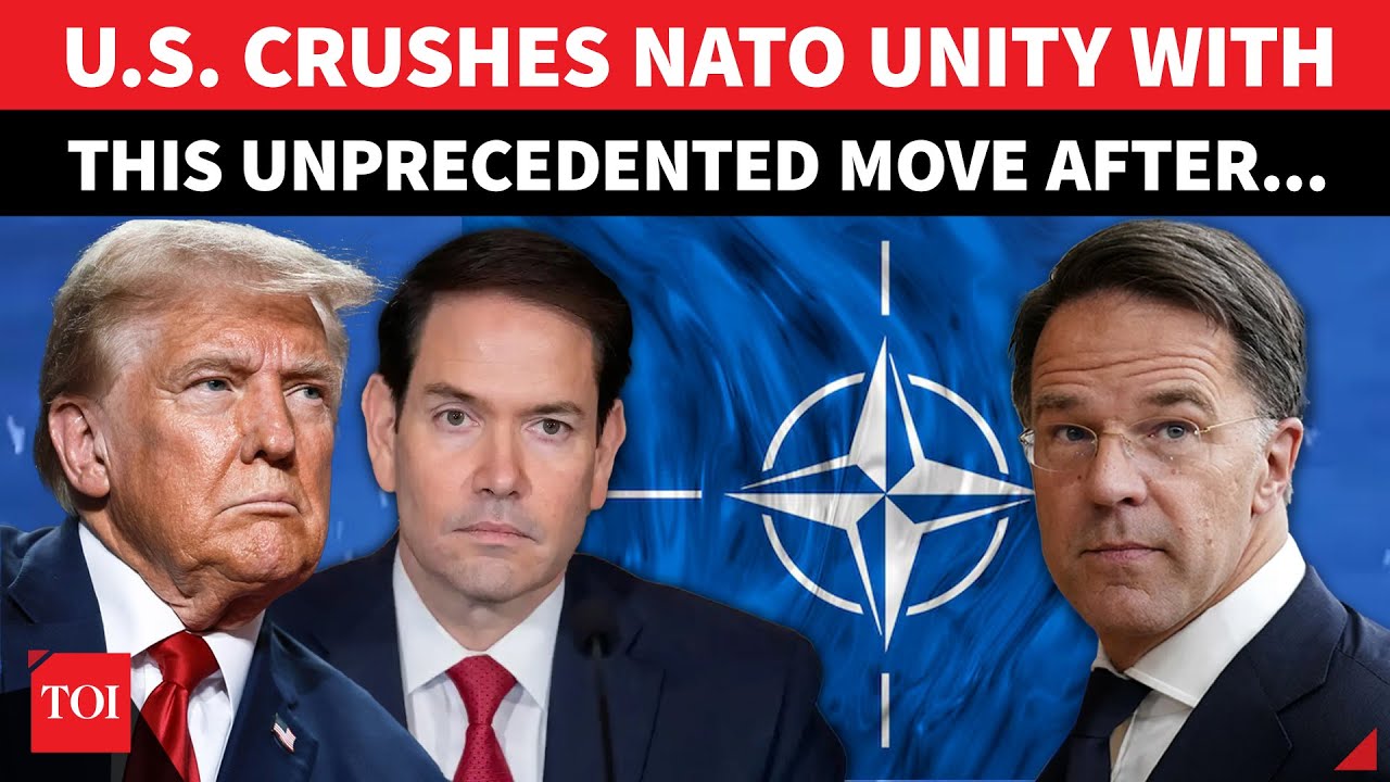 NATO Unity SHATTERED; U.S. Makes Shocking Exit From Military Alliance? Trump-Rubio Move Stun Europe