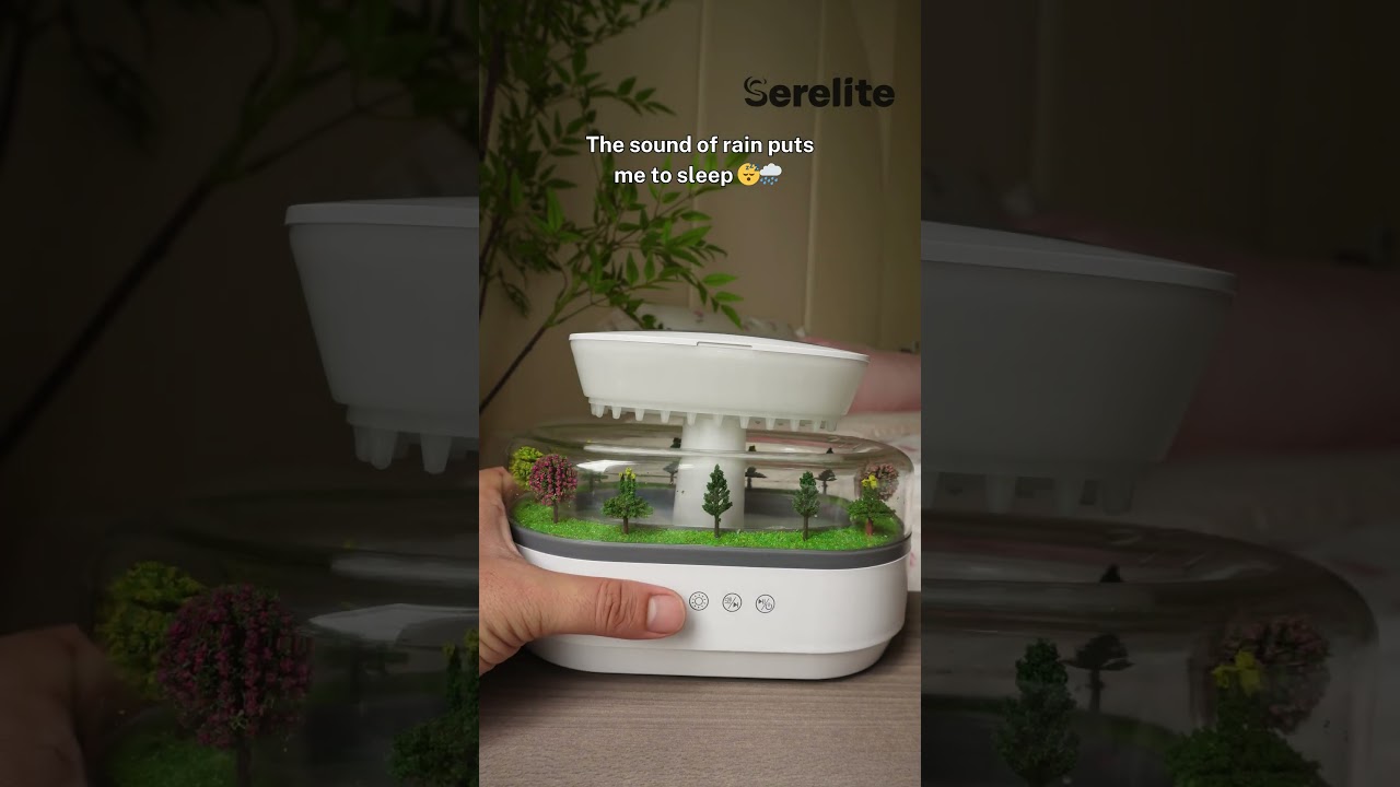 The sound of rain puts me to sleep #serelite #Humidifier #rain  #sleep #shorts #asrmsounds