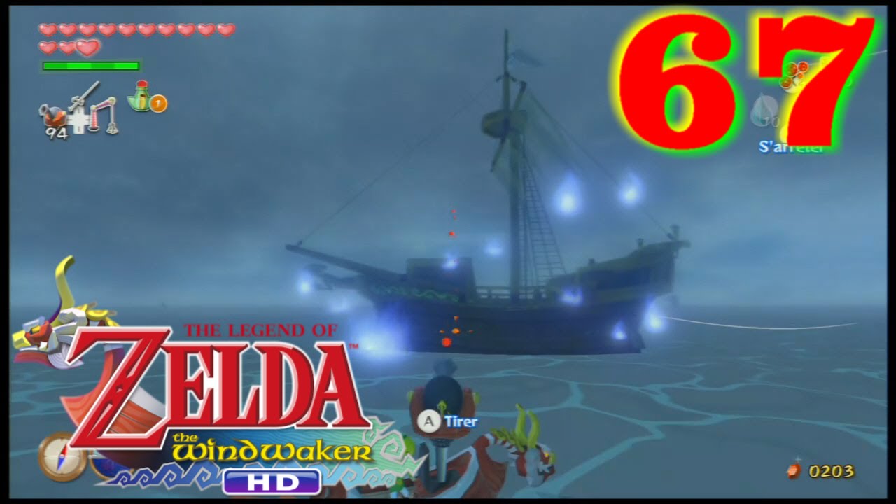 Let's play - The Legend of Zelda : The Wind Waker HD | Carte complétée & Le bateau fantôme #67