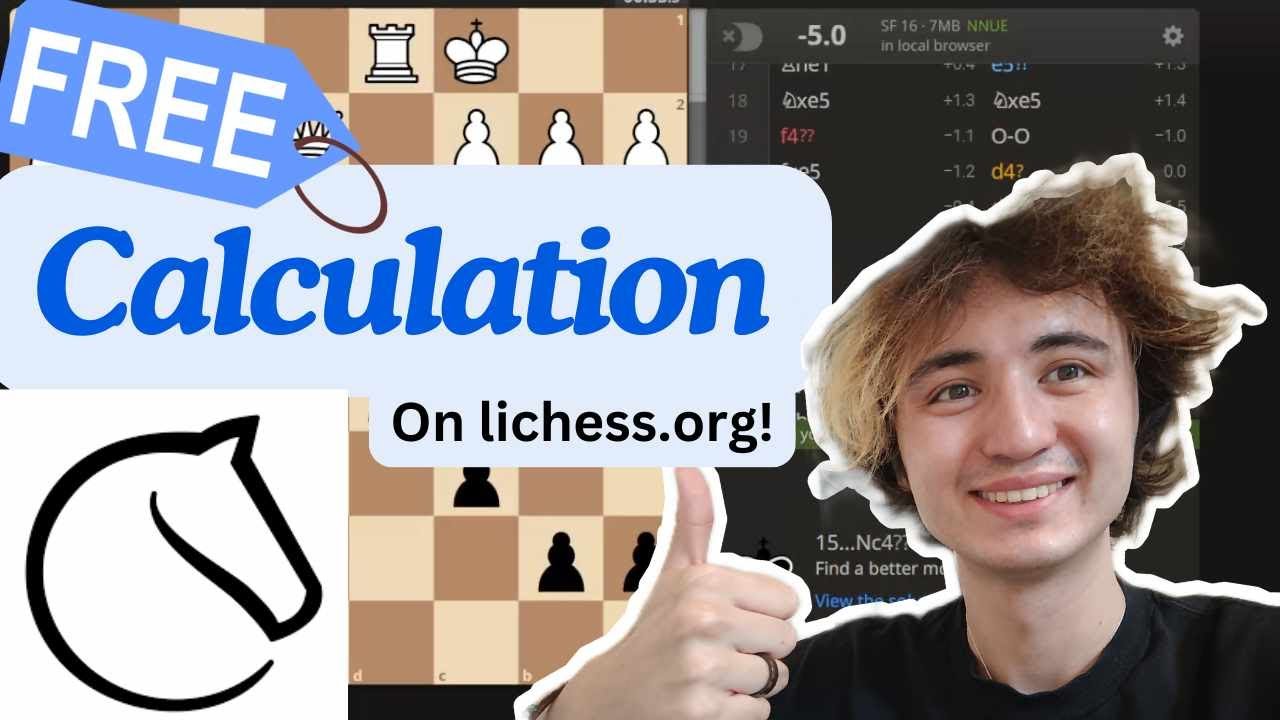 Как бесплатно тренировать навыки вычислений и визуализации на Lichess