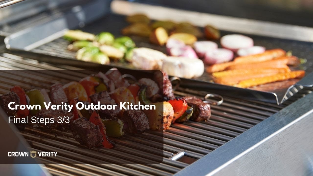 Installing Your Crown Verity Outdoor Kitchen | Final Steps 3/3