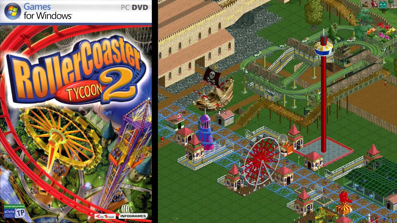 RollerCoaster Tycoon 2 ... (PC) [2002] Gameplay