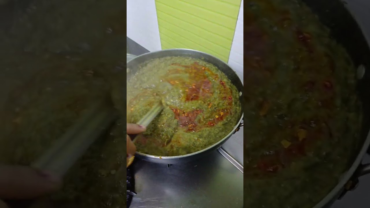 #Sarson da saag makki di roti#food #cookingchannel #reenasharmavlogs #