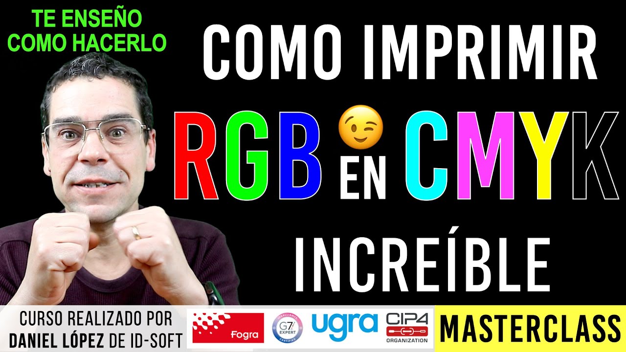PERFIL ICC 👉IMPRIMIR RGB en CMYK🧐 Te explico como hacerlo ✅ MASTERCLASS