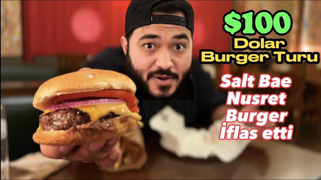 $100 dolar ile New York'ta En Pahalı Hamburger Yemek