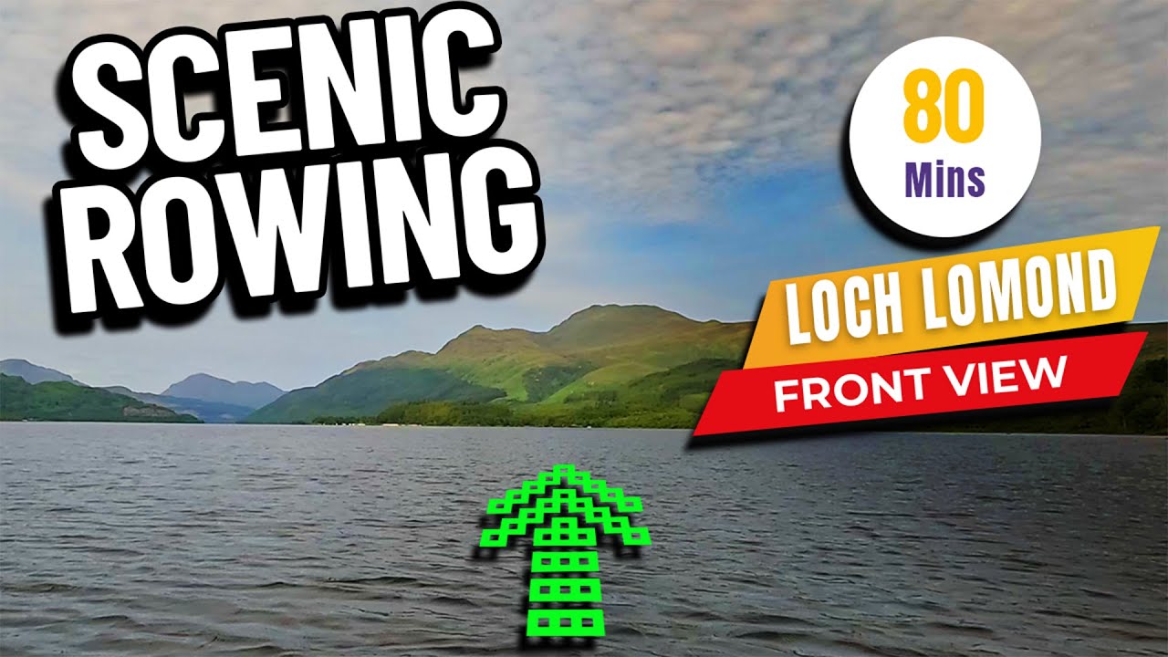 🚣‍♀️ 80-Min Loch Lomond Row | Forward View Scenic Workout | Islands Tour with Nature Sounds