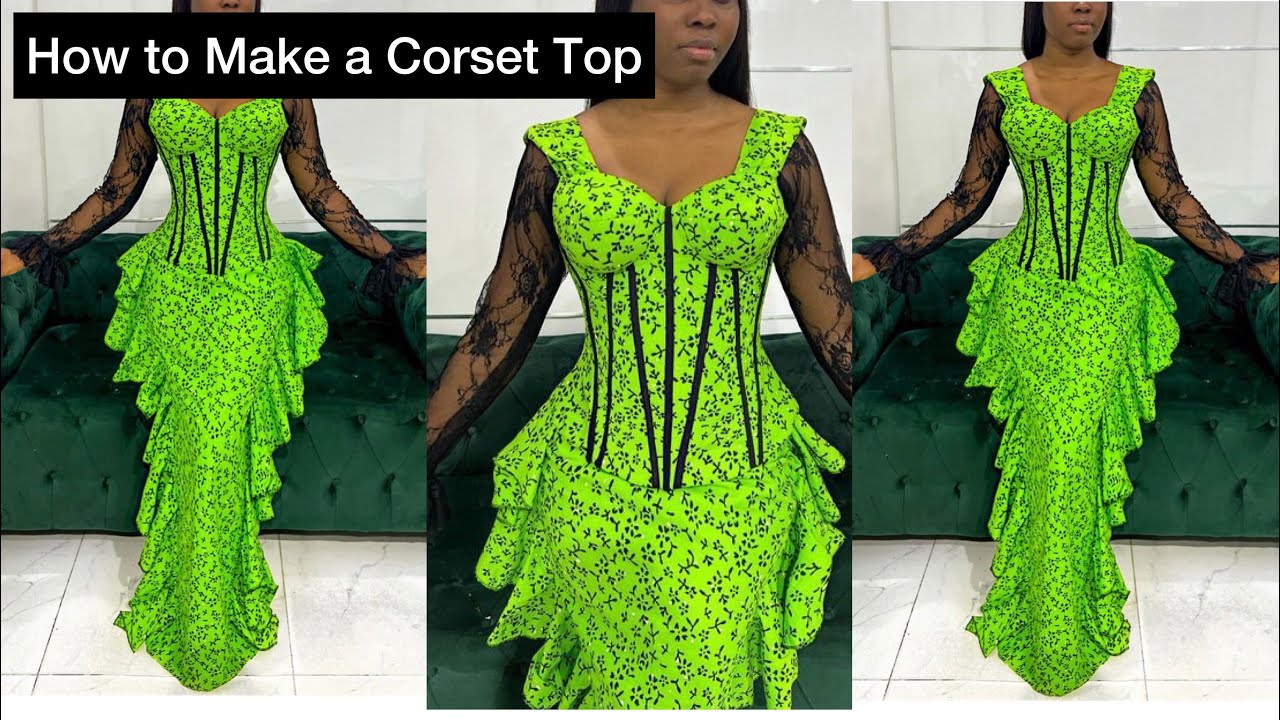 HOW TO SEW THIS CORSET DRESS