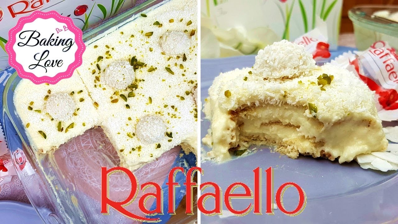 Köstliches Kokos-Schicht-Dessert I Raffaello-Creme I No bake Dessert
