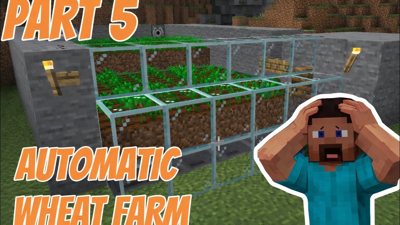 OMG! 😱 | AUTOMATIC WHEAT FARM 😎 | MINECRAFT GAMEPLAY 🎮