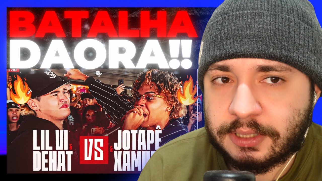 (CLIMA QUENTE 🔥) JOTAPÊ E XAMUEL x LIL VI E DEHAT | 1ª FASE | #BDN205 | REACT BAUEB