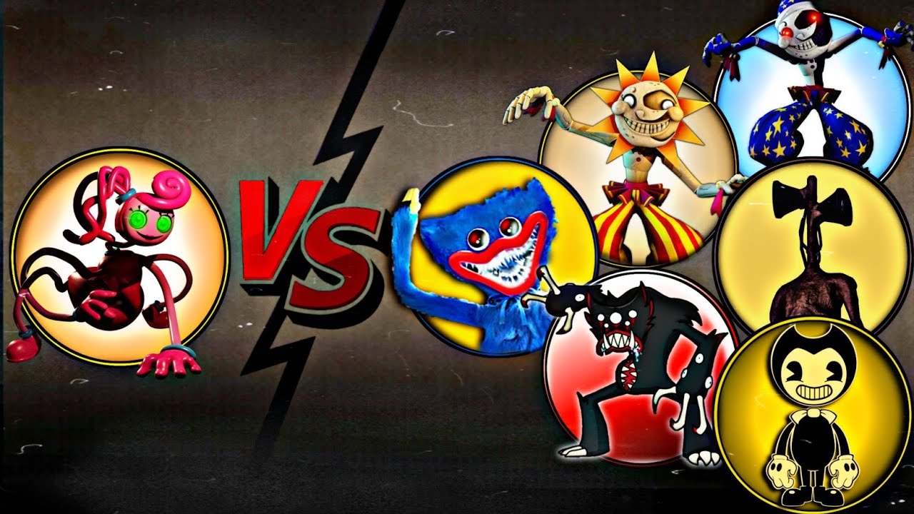 MOMMY LONG LEGS Vs Huggy Wuggy, Killy Willy, Bendy, Siren Head, Sundrop & Moondrop | Most Epic Video