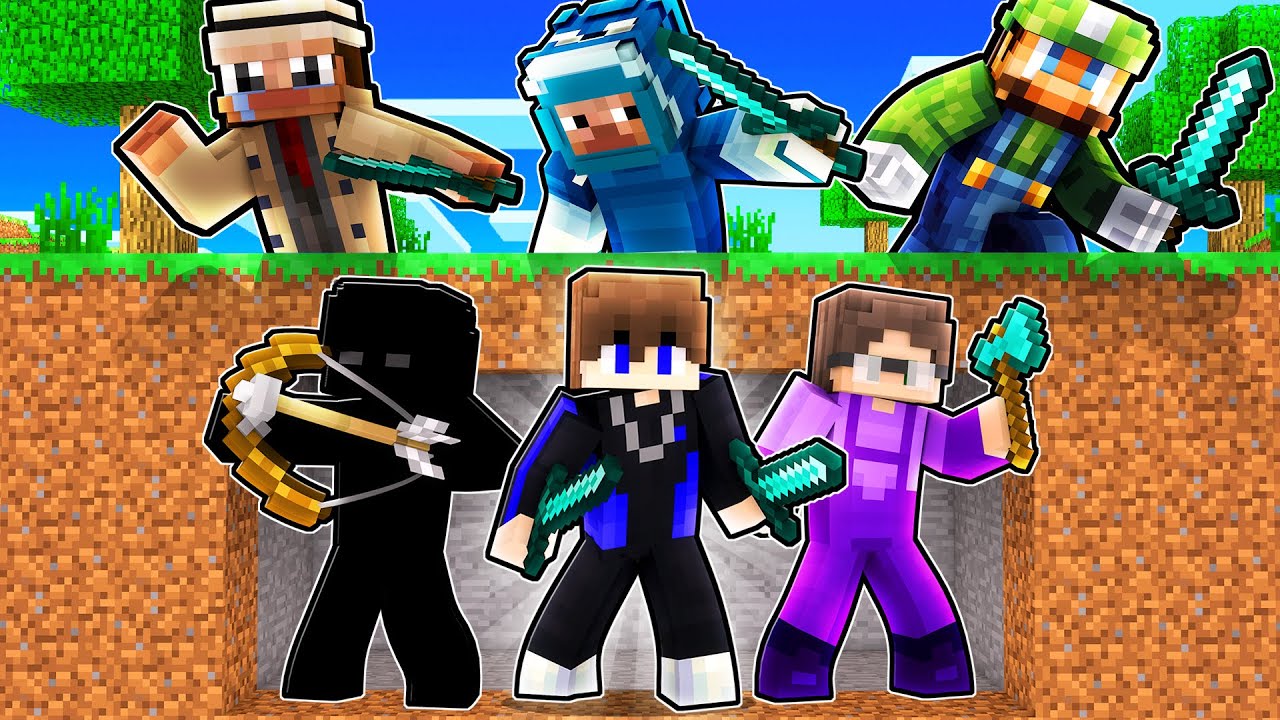 WELCHES TEAM ist STÄRKER in MINECRAFT PVP? (3vs3 TURNIER)