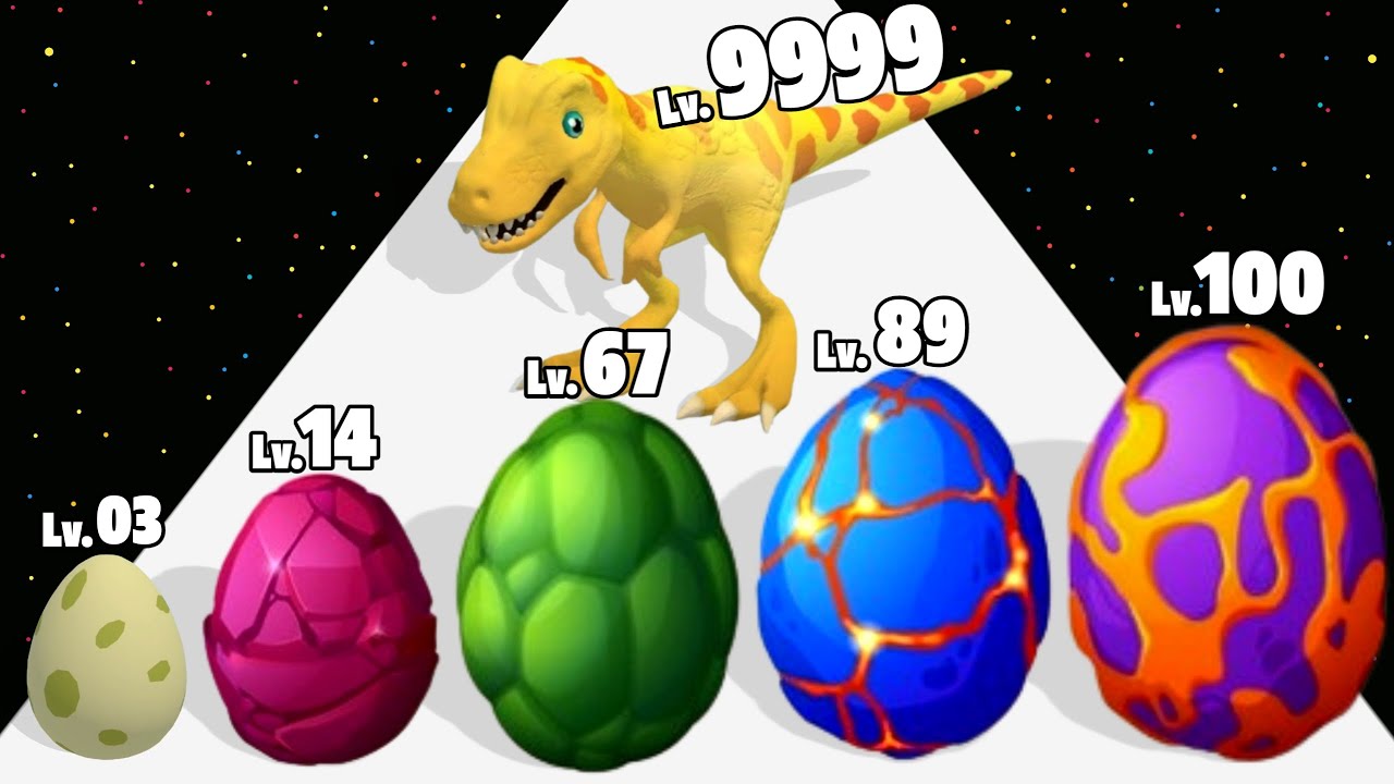 Merge Dinosaur Dino Evolution - Level Up Dinosaur Max Level Gameplay