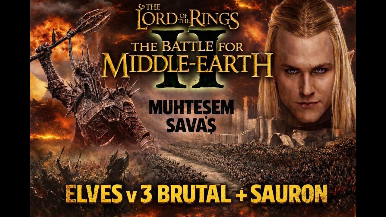 BFME | ELFLER 3 BRUTAL ve SAURON SAVAŞI