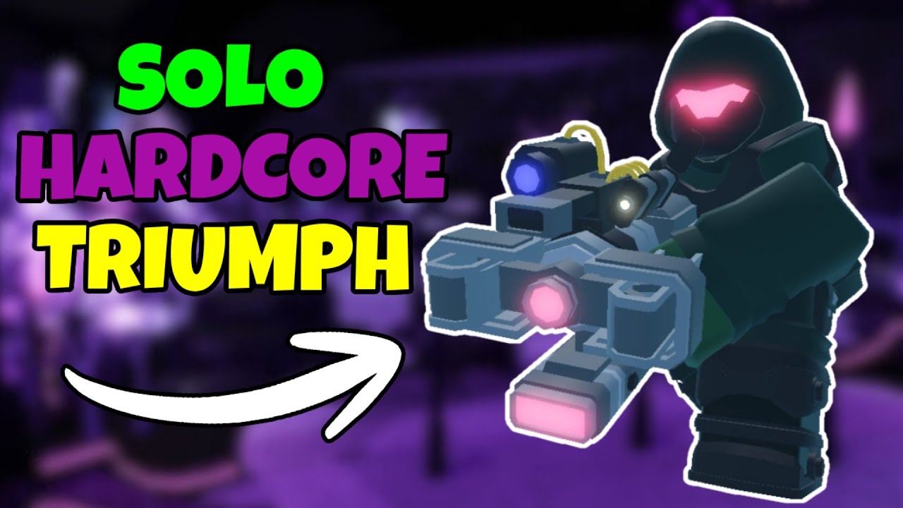 SOLO HARDCORE TRIUMPH | Tower Defense Simulator