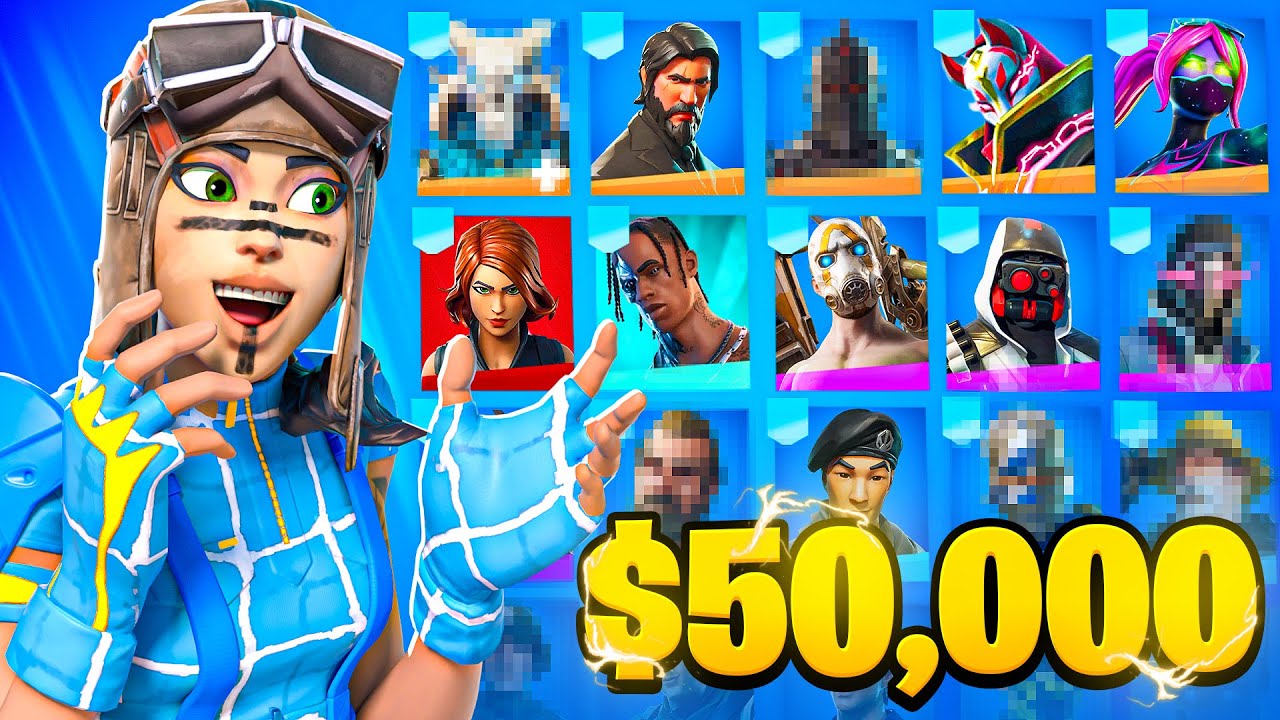 Kyro's $50,000 Fortnite LOCKER TOUR! (RARE)