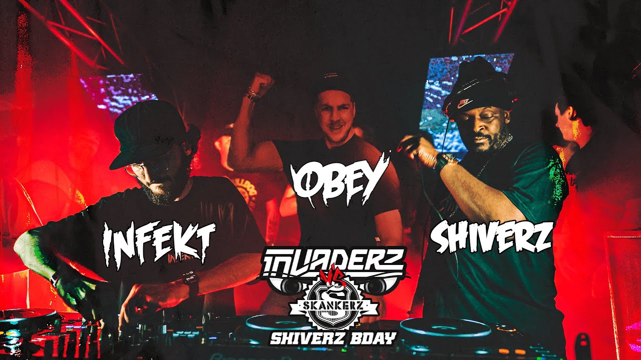 SHIVERZ, INFEKT & OBEY LIVE @ SKANKERZ vs. INVADERZ [BRUGES, BE]