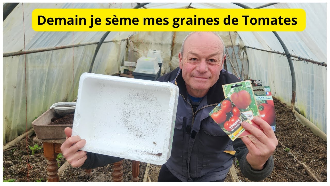 Demain je sème mes graines de tomates  !
