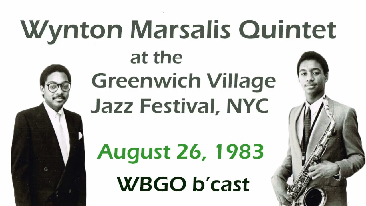 Wynton Marsalis Quintet - Washington Square Park, Greenwich Village - August 26, 1983