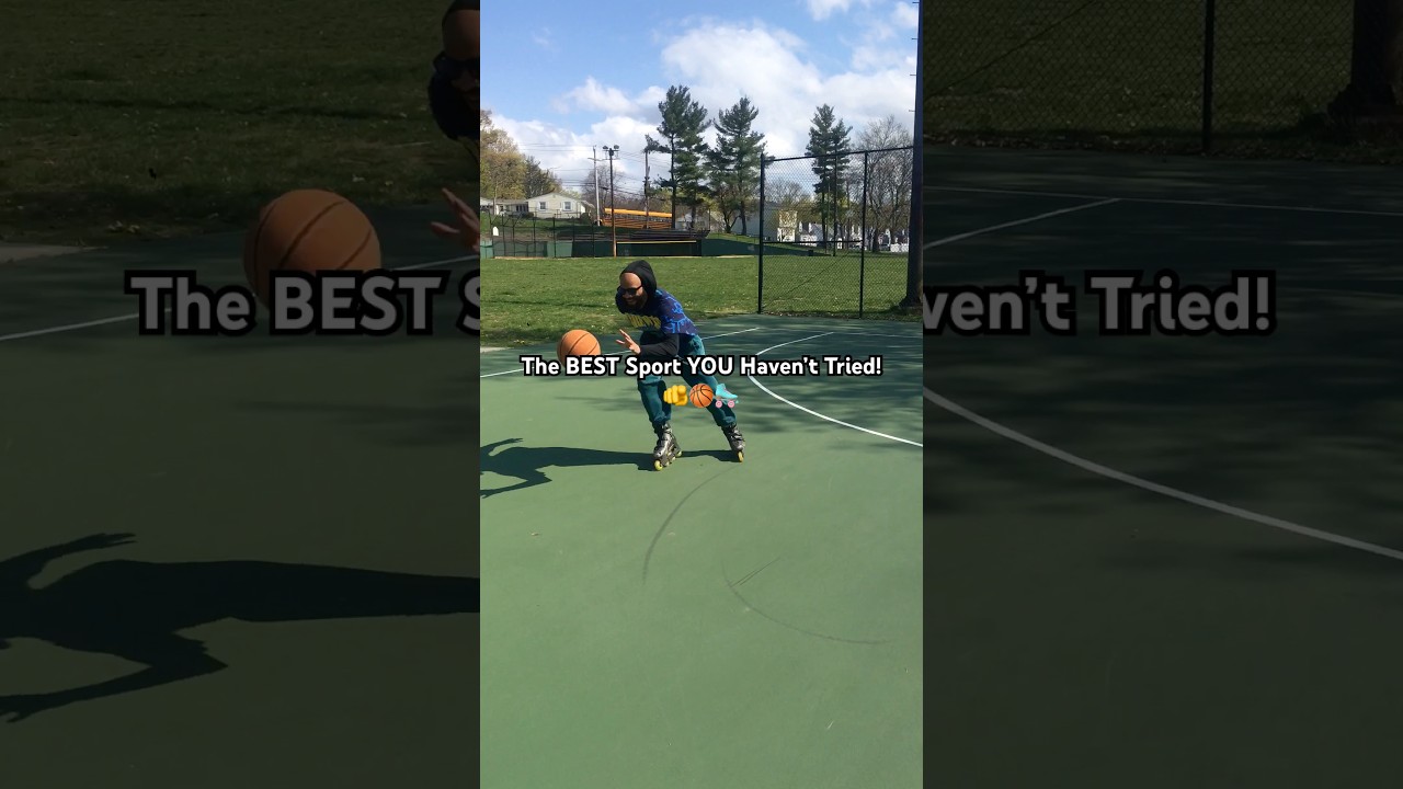 The BEST Sport YOU Haven&rsquo;t Tried! 🫵🏀🛼 #skateball #bball #skate