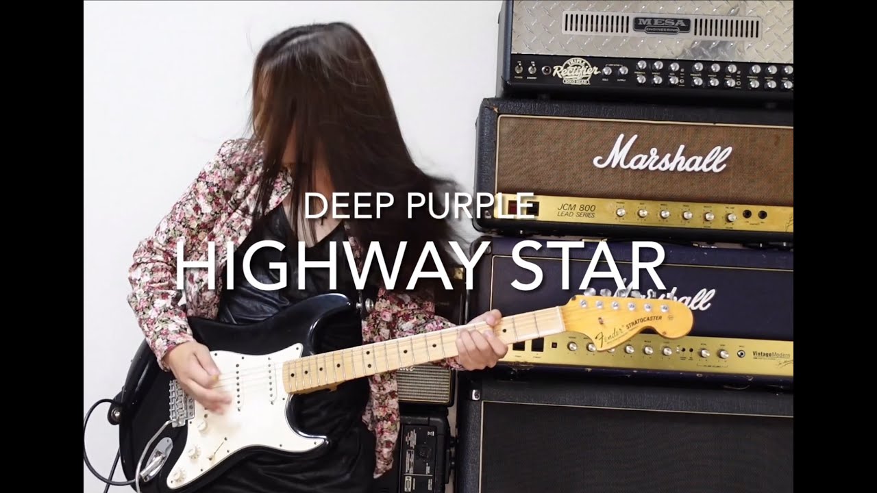DEEP PURPLE - Highway Star   [Guitar cover with love to MR.Ritchie Blackmore]