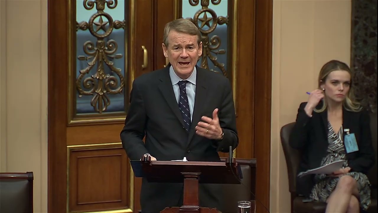 Bennet Slams Trump Administration on Senate Floor for Playing Politics with SNAP Benefits