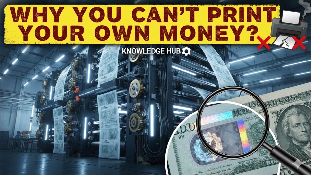 The Machine That Prints Money (How Countries Literally Make Cash)