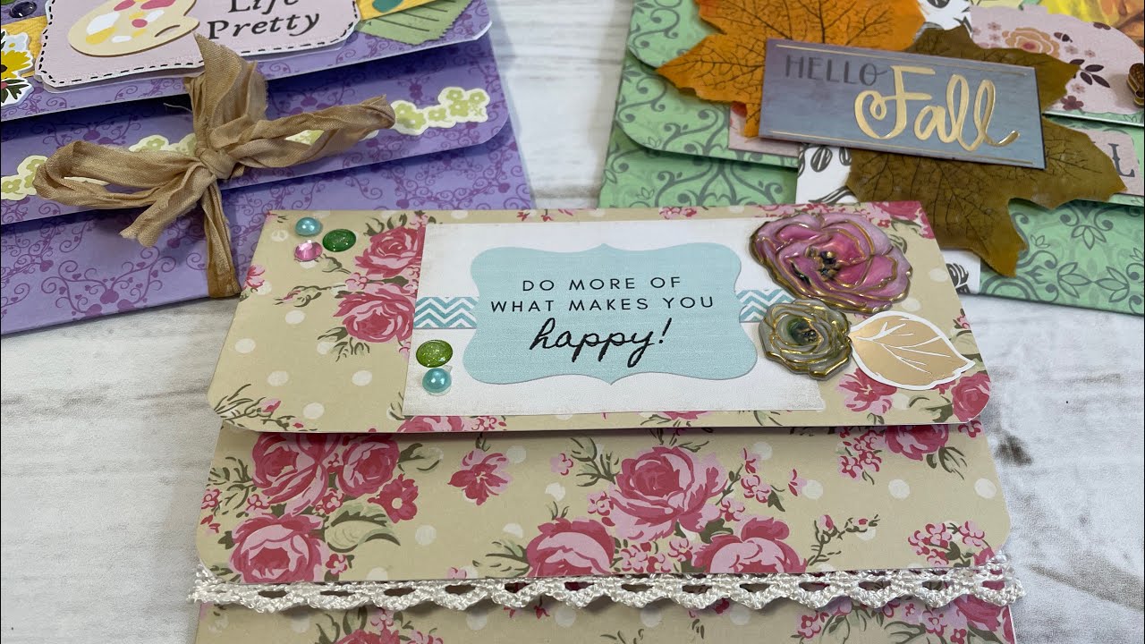 TRIPLE POCKETS ONE PAGE WONDER - TUTORIAL - USING ONE 12