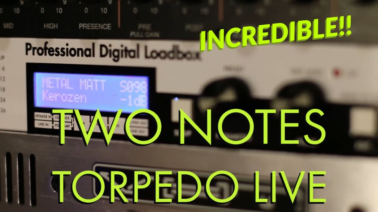 Two Notes Torpedo Live Demo