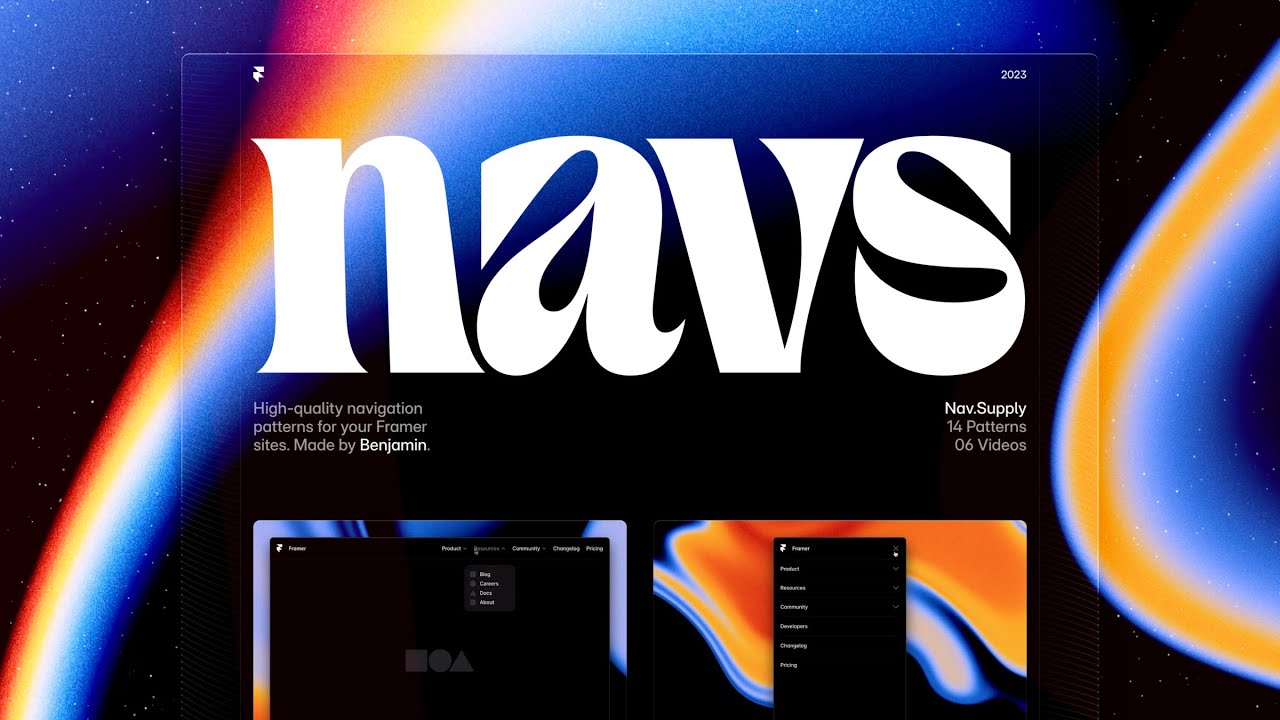 Framer Update: Relative Overlays. Easily design dropdown navigations in Framer