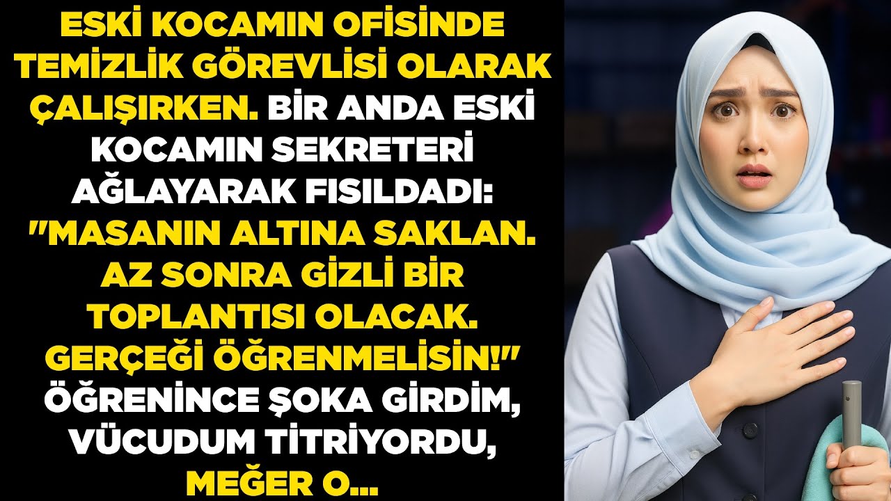 Eski kocamın asistanı fısıldadı: 