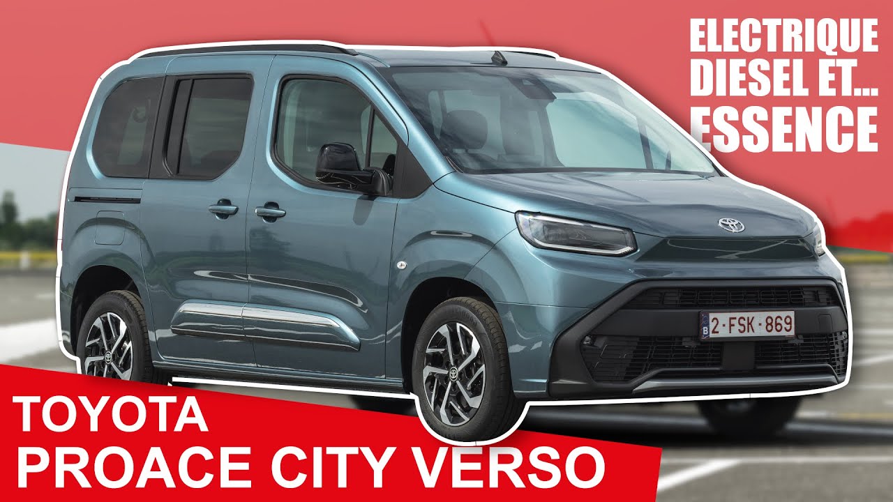 Toyota ProAce City Verso : un Berlingo garanti 10 ans, aussi en essence !