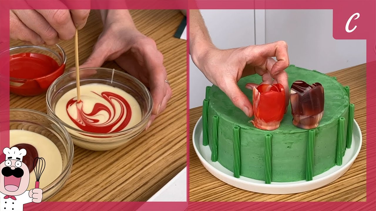 3 pretty cake recipes!