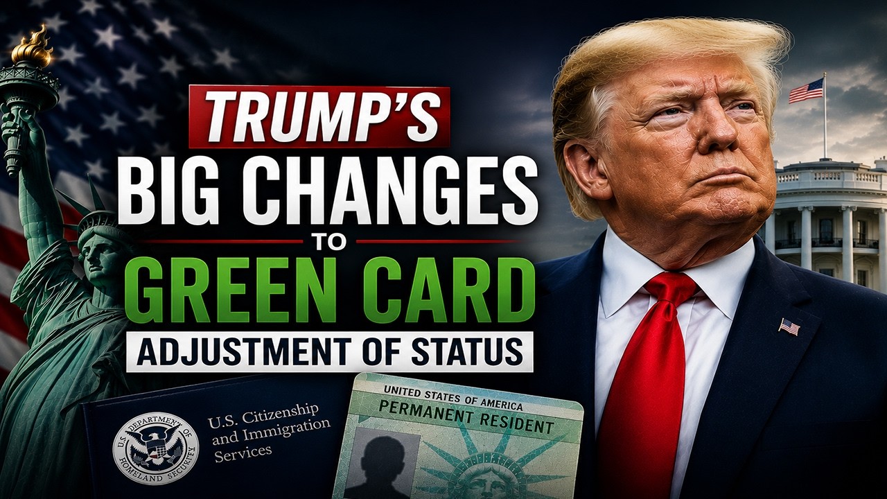 Trump's BIG changes to Green Card Adjustment of Status processing times in 2026!