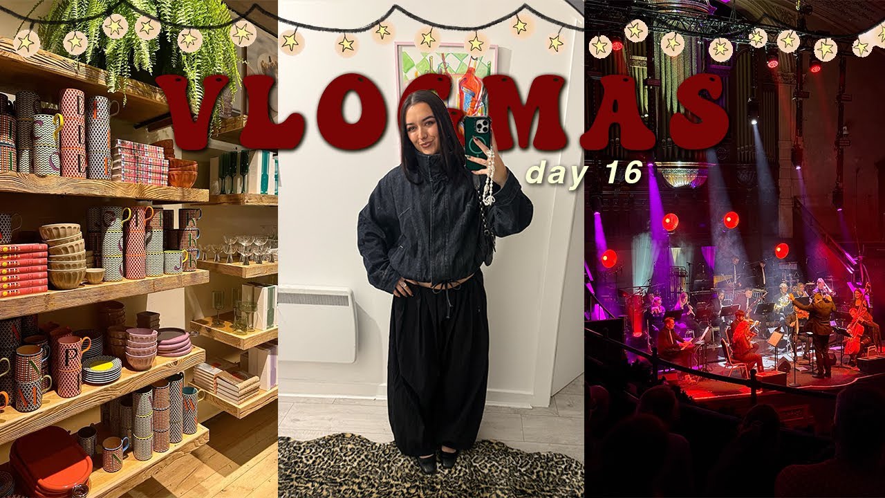 the most magical, festive evening :') vlogmas day 16