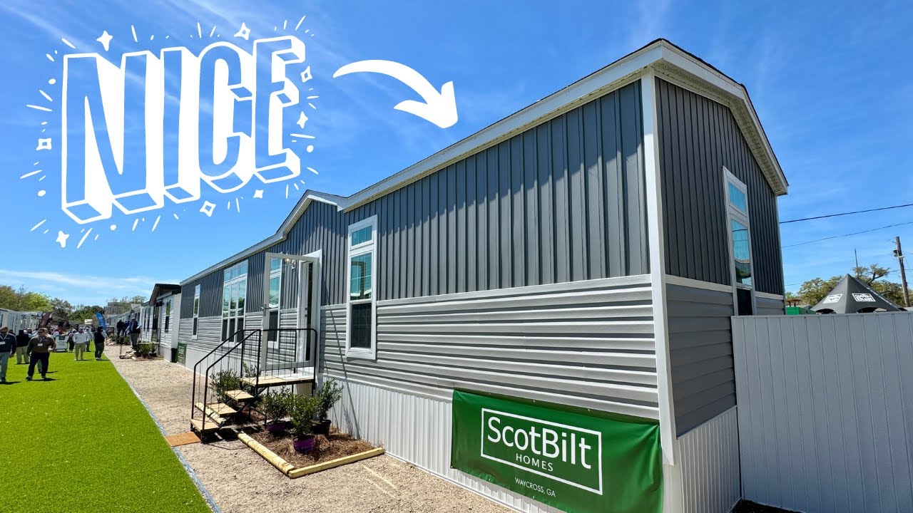 DEF not your typical single wide mobile home RIGHT HERE! Prefab House Tour