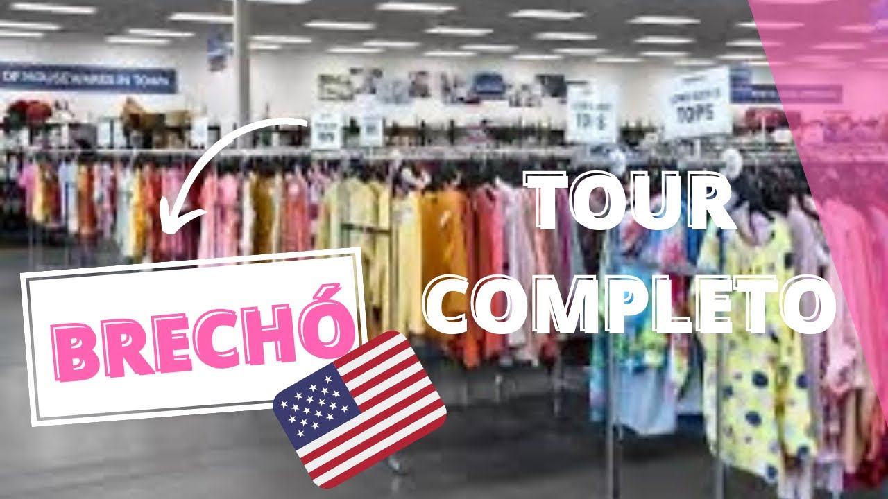 Tour por um BRECHÓ nos EUA 🇺🇸 ( GoodWill)