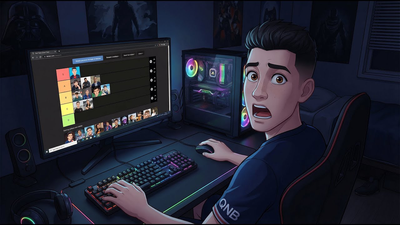 Je Fais Une TIER LIST Des YOUTUBEURS FORTNITE FR ?!